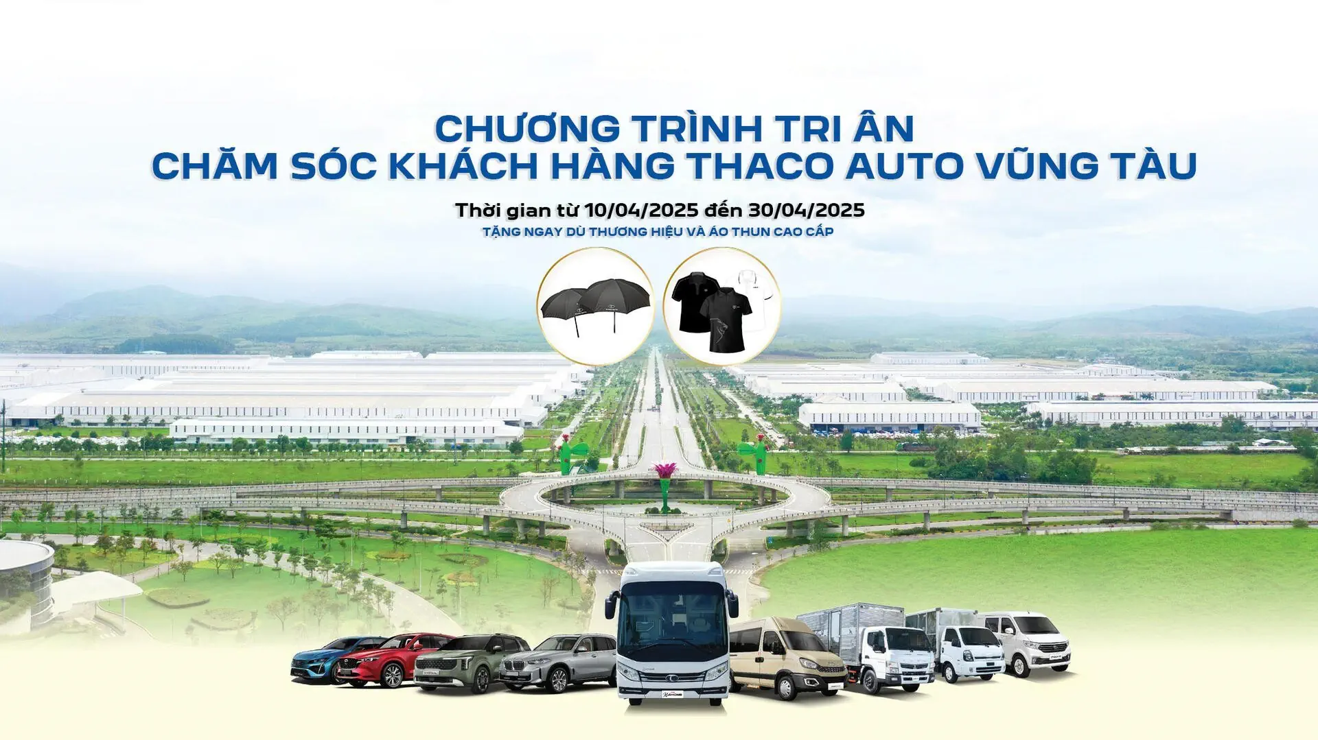 THACO AUTO VŨNG TÀU TRI ÂN KHÁCH HÀNG SỬ DỤNG DỊCH VỤ TẠI CÁC XƯỞNG DỊCH VỤ THƯƠNG HIỆU