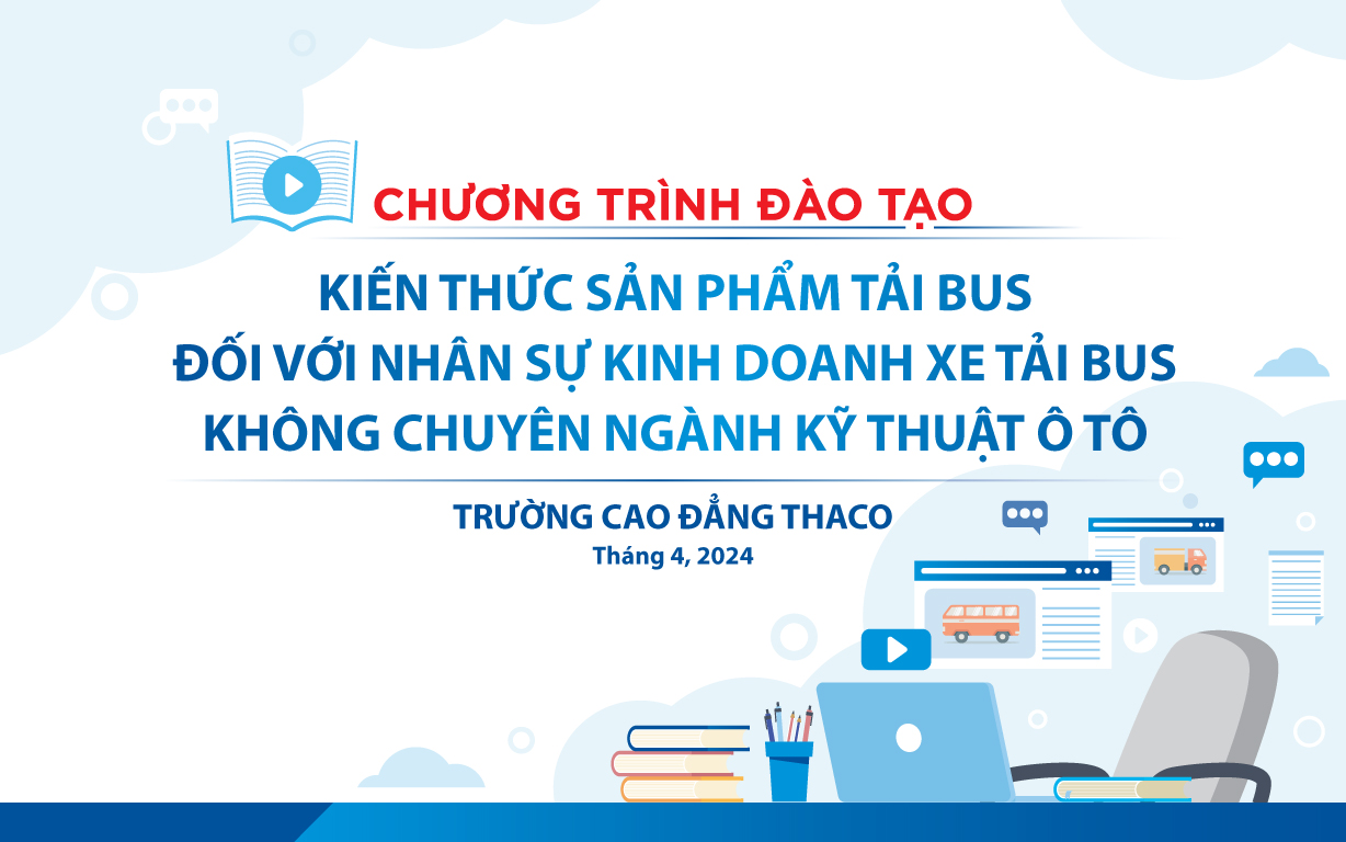 CBNV THACO AUTO VŨNG TÀU phấn khởi cập nhật kiến thức sản phẩm Tải Bus