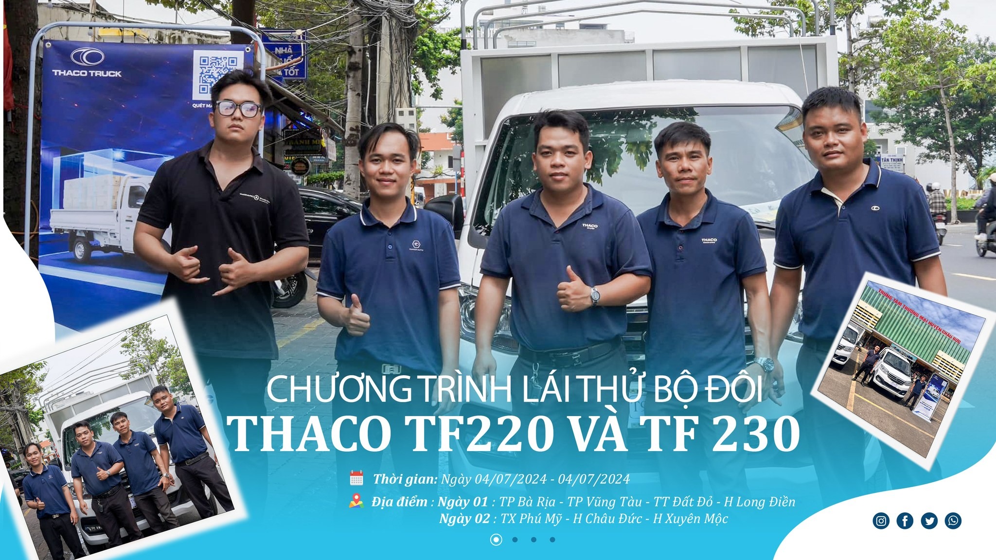 Vận chuyển hàng hoá linh hoạt với xe Tải nhỏ máy xăng THACO TF220 và THACO TF230