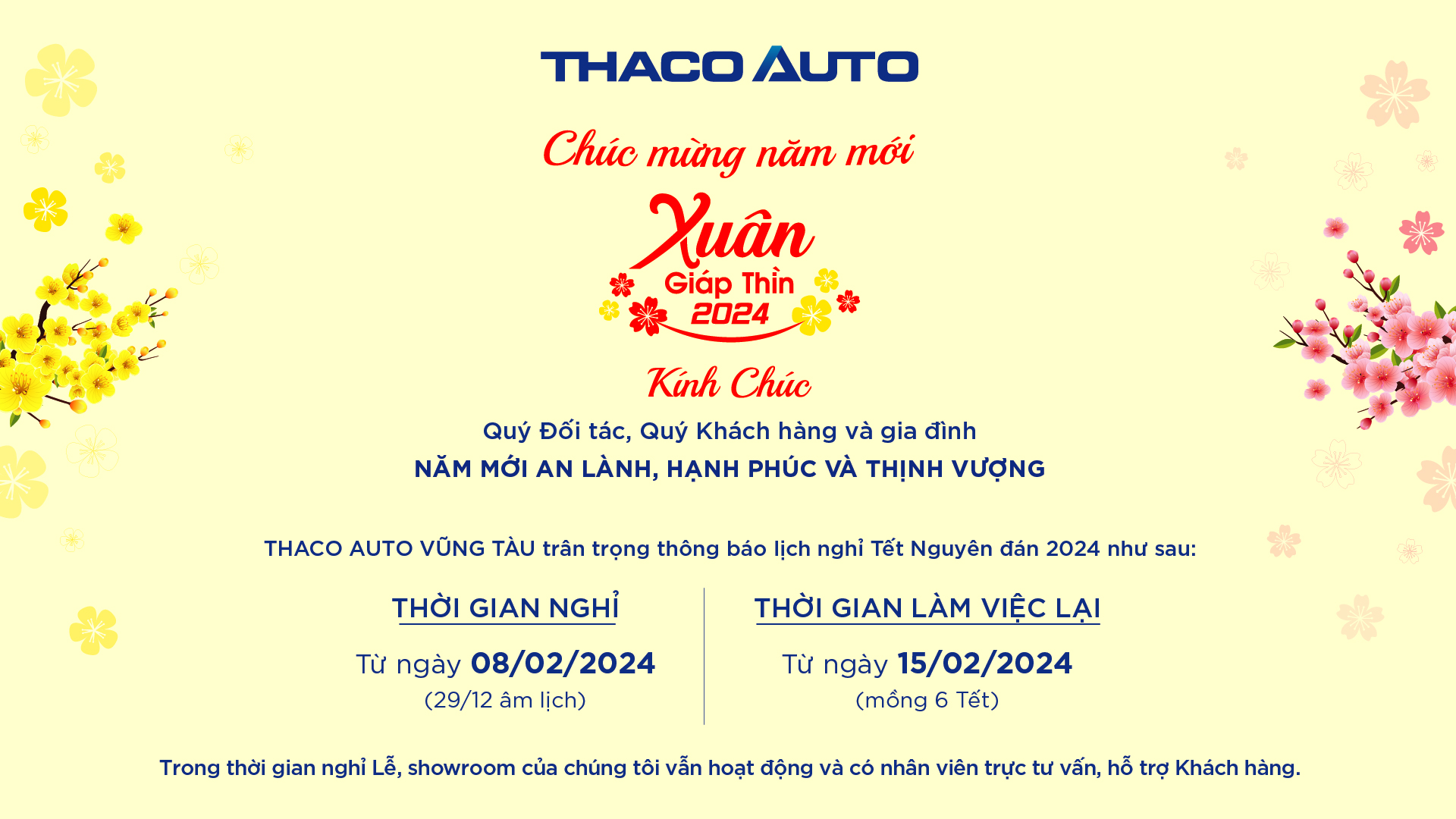 Thông tin cho khách hàng, đối tác về thời gian nghỉ Tết Nguyên Đán của Cty TT trên Website_Fanpage-01